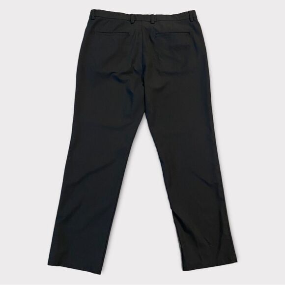 Greg Norman Golf Black Microlux Stretch Athletic Trouser Straight Leg RelaxedFit - Picture 2 of 7